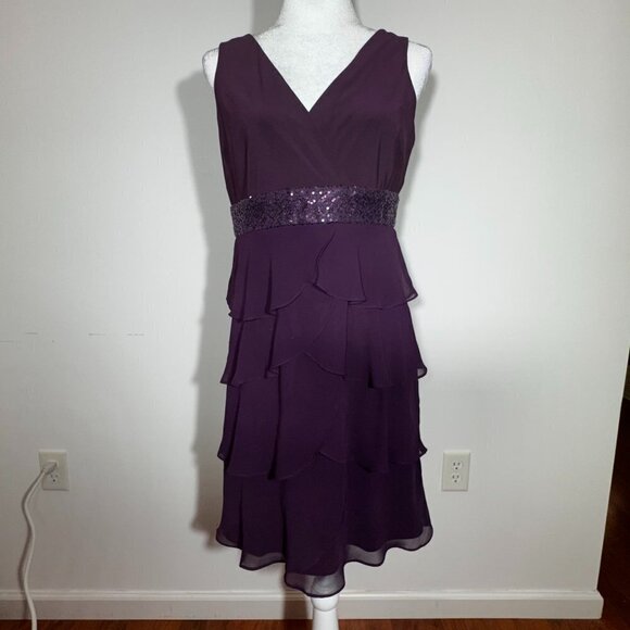 Women's V-Neck Dress - Picture 2 of 7